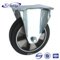 alloy wheel,6" European Aluminum Rubber caster wheel,160mm plastic rigid castors wheels